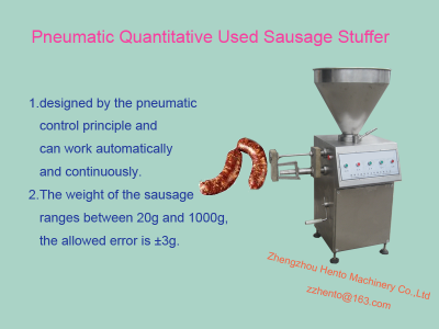 Perfect Sausage at Pneumatic Quantitative Sausage Stuffer